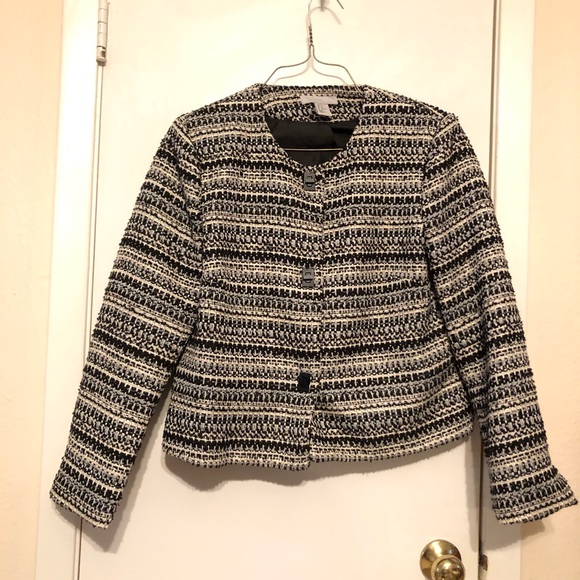 H&M Black White and Gold Jacket - Picture 1 of 1